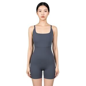 SKIMS Fits Everybody Lace Cami Bodysuit Onyx Black Size M NWOT